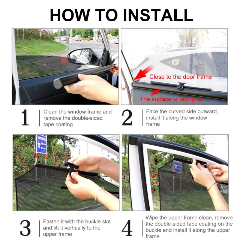 Sunshade for Tesla Model S/3/X/Y Window Raise