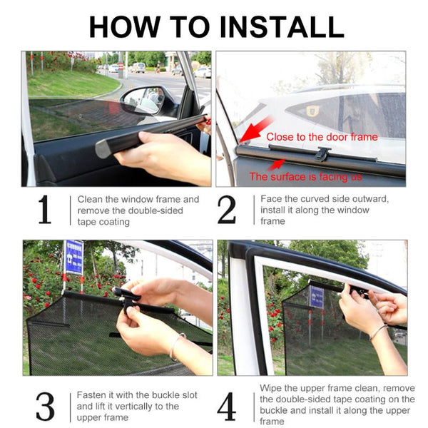 Sunshade for Tesla Model S/3/X/Y Window Raise