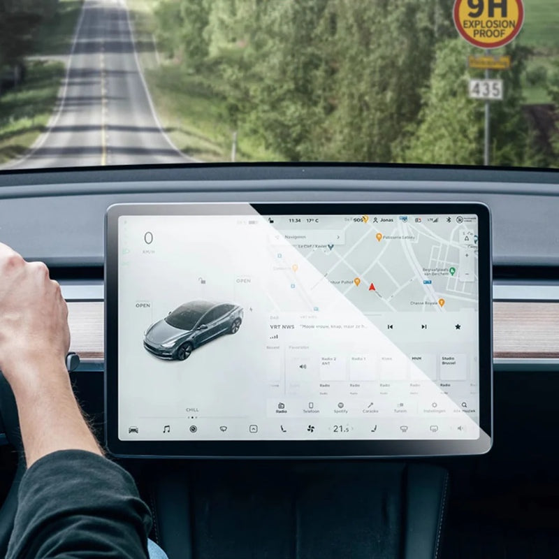 Tesla Model 3 Highland/Model Y Juniper Tempered Glass Screen Protector