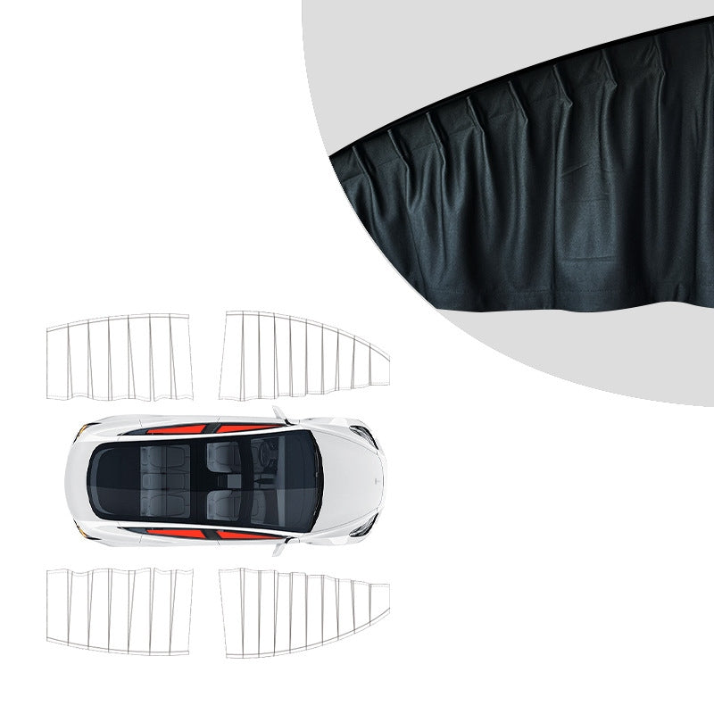 Side Window Sunshade Curtain for Tesla Model 3/Y(2021-2023)