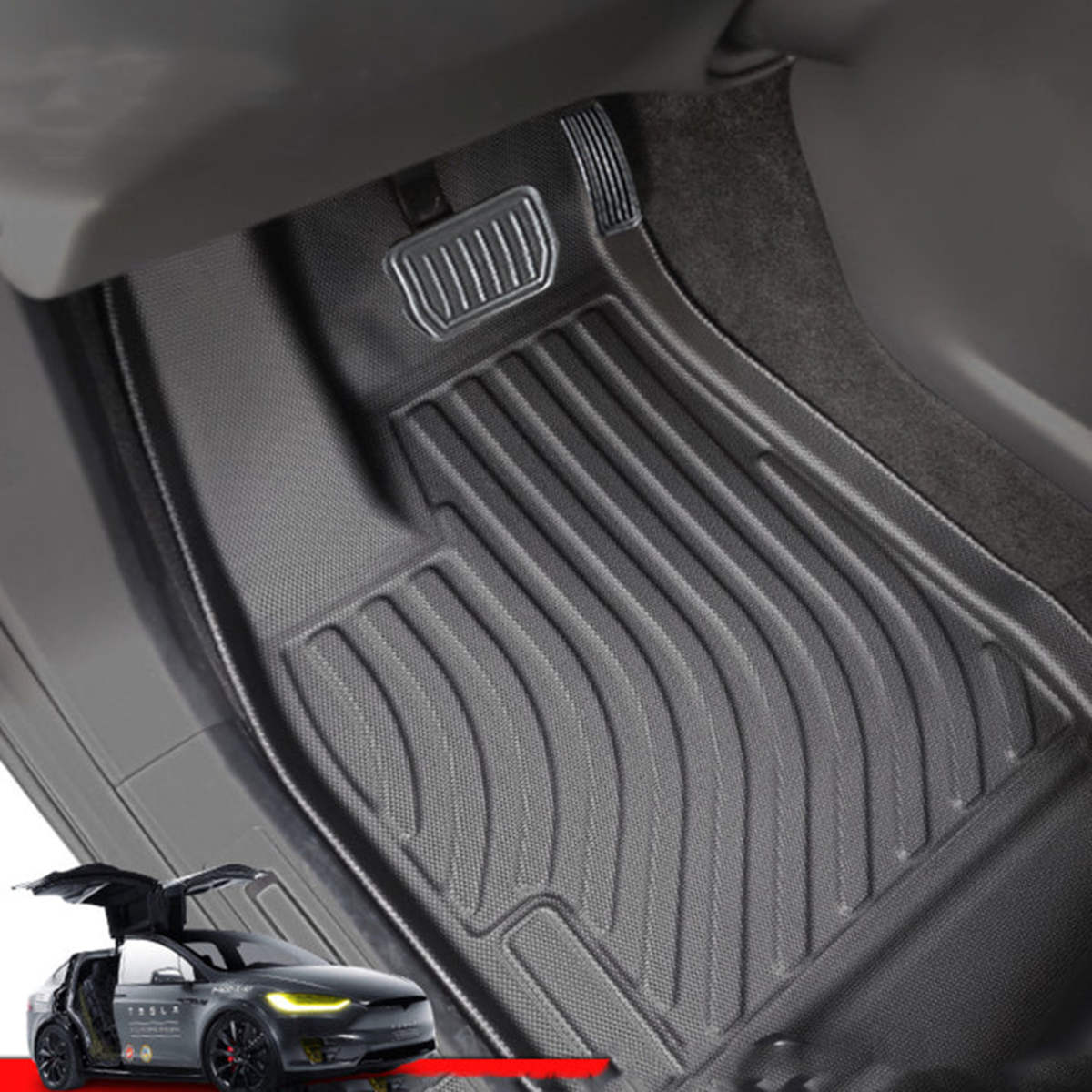 Tesla Model X Floor Mats 7 Seater (2017.8.23-2020)