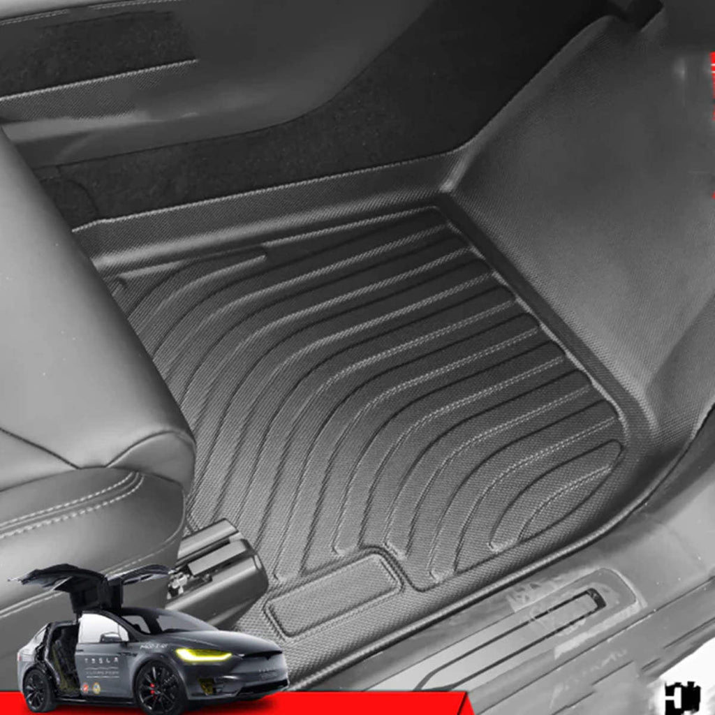 5 Seater Tesla Model X Floor Mats (2021-2024)