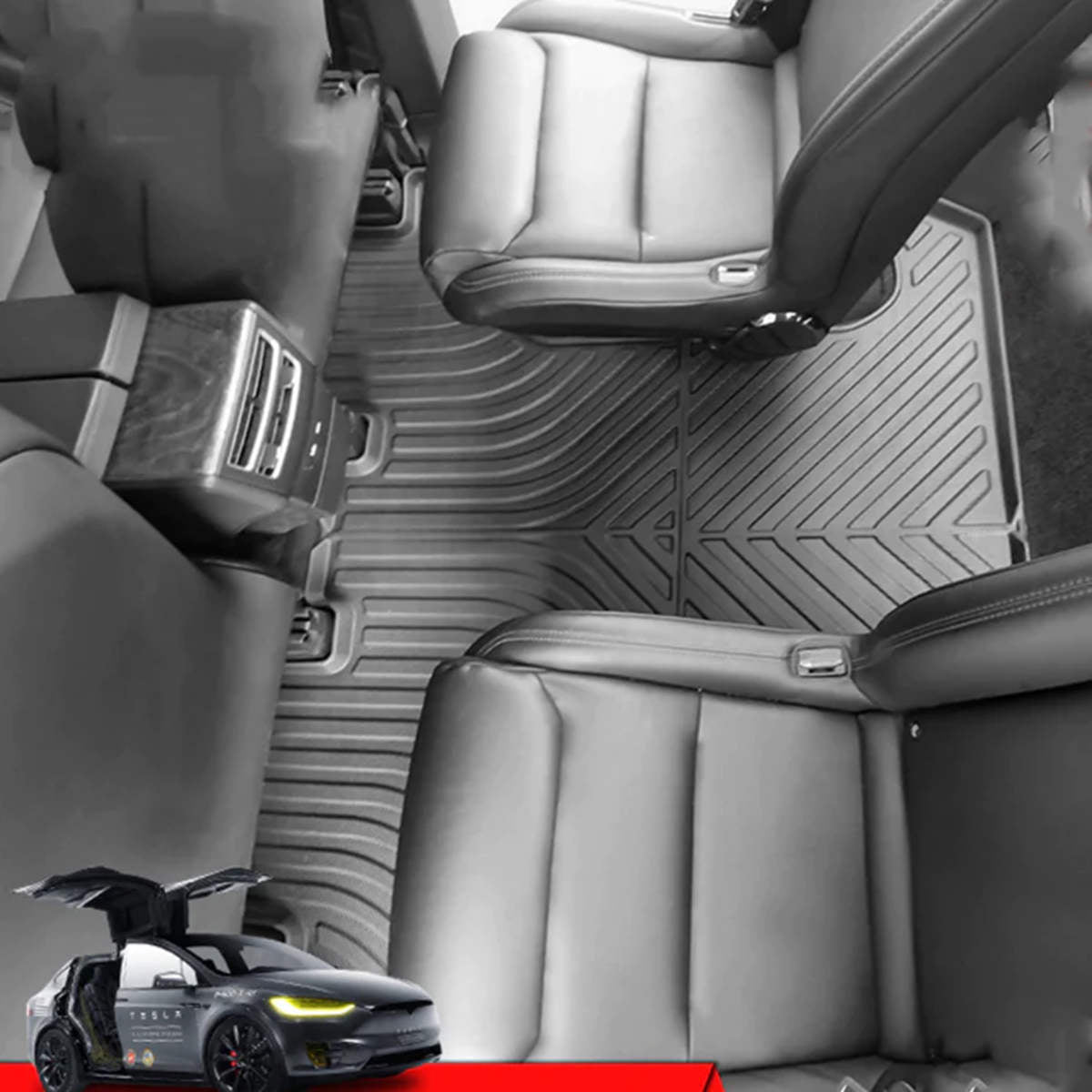 Tesla Model X Floor Mats 7 Seater (2017.8.23-2020)