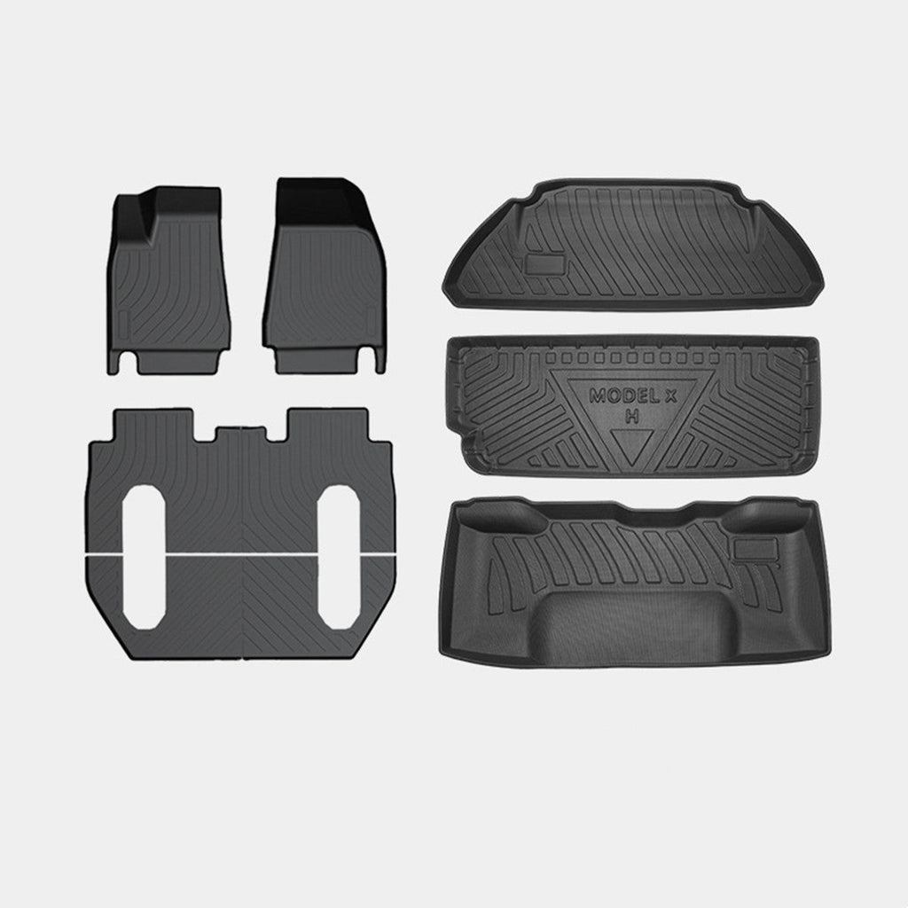 6 Seat Tesla Model X Floor Mats (2016-2020)
