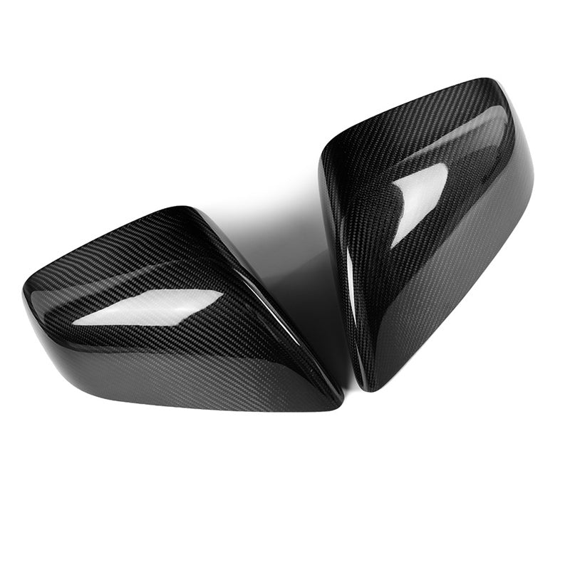 Precision Carbon Fiber Side Mirror Caps for Tesla Model X (1 Pair) Main image