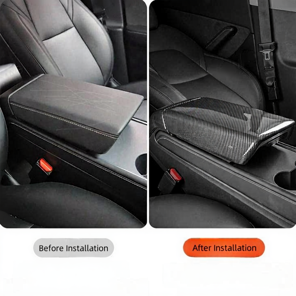 Tesla Central Control Armrest Box Cover For Model 3/Y（2017-2024）