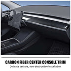 Tesla Model 3/Y Carbon Fiber Dash Cover - Real Molded Carbon Fiber