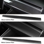 Tesla Model 3/Y Carbon Fiber Dash Cover - Real Molded Carbon Fiber