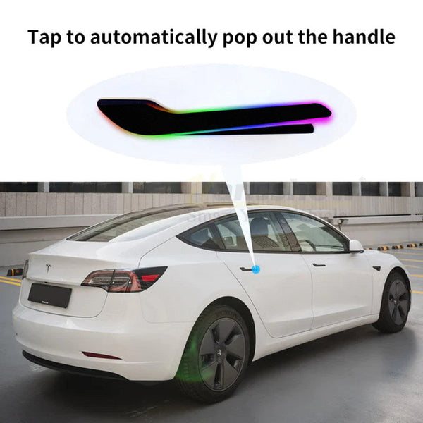 LED electric door handle for Tesla Model 3/Y (4PCS)