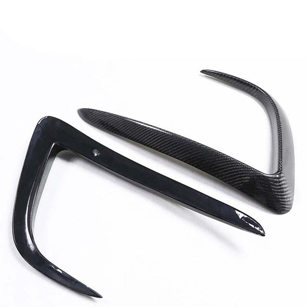 Carbon Fiber Front Fog Light Covers for Tesla Model Y （2017-2024）