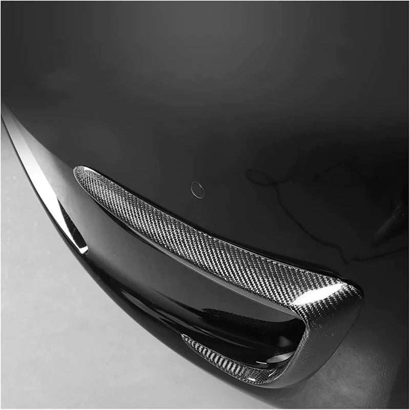 Carbon Fiber Front Fog Light Covers for Tesla Model Y （2017-2024）