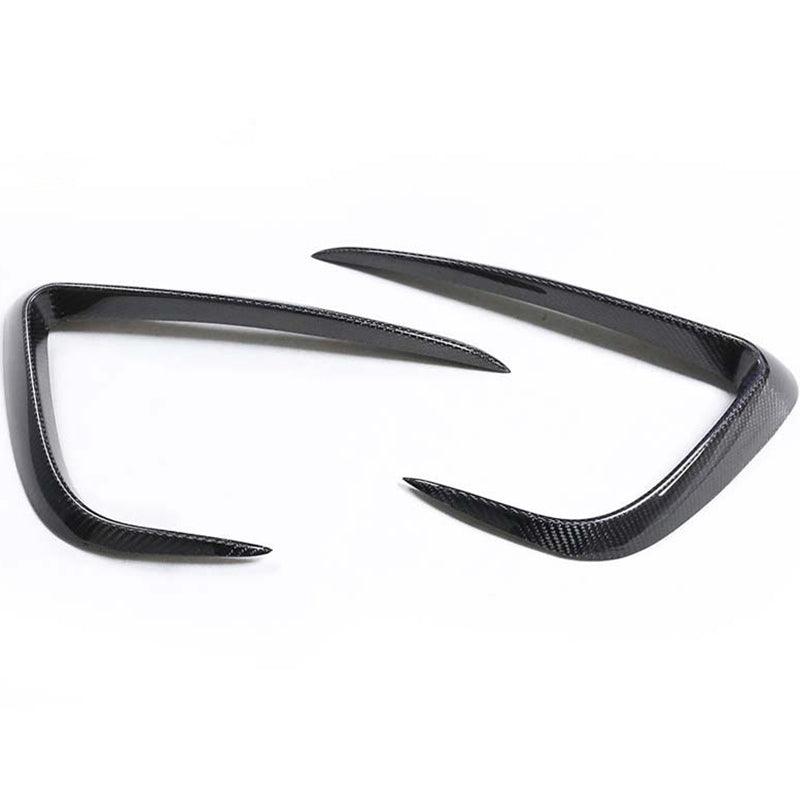 Carbon Fiber Front Fog Light Covers for Tesla Model Y （2017-2024）