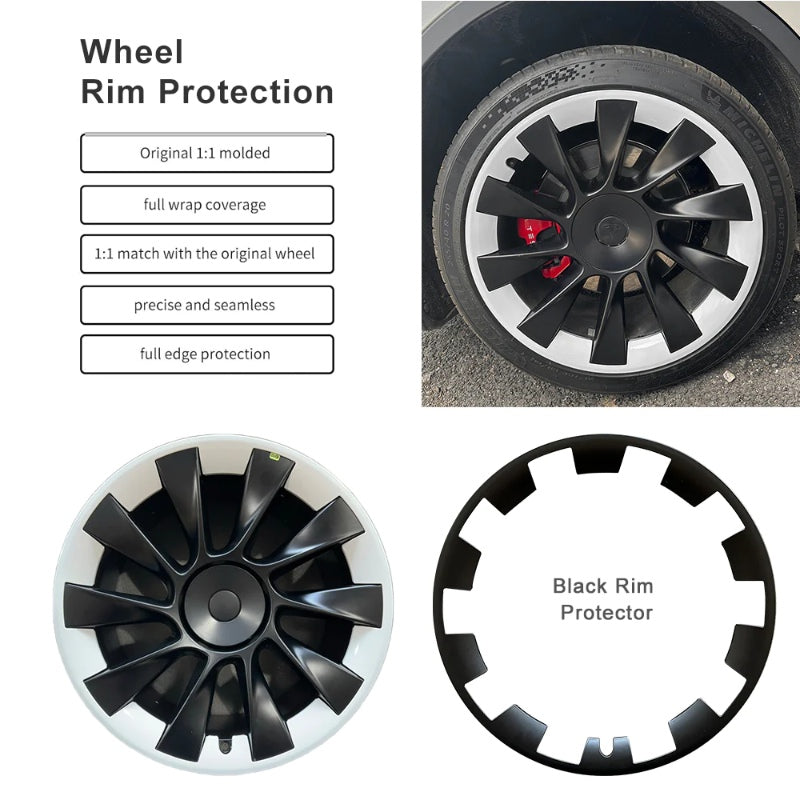4Pcs Tesla Model Y 19" - 21" Inch Rim Protect