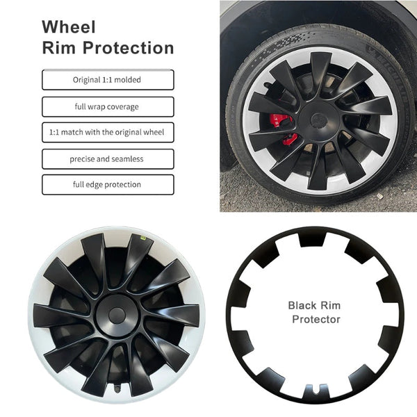 4Pcs Tesla Model Y 19" - 21" Inch Rim Protect