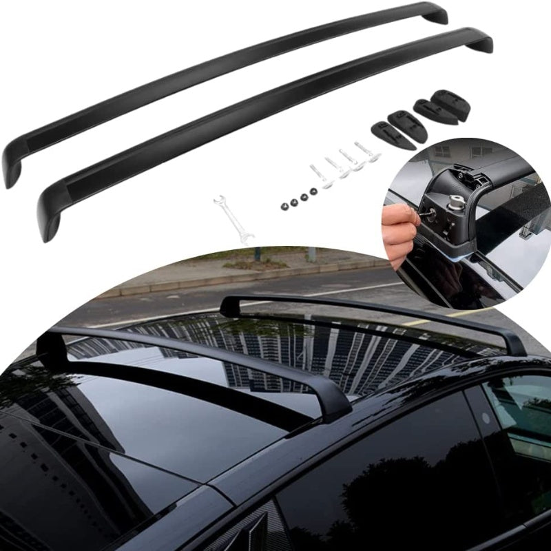 Anti-Theft Lock Equipped Tesla Model 3/Y Roof Rack (Set of 2) Main image