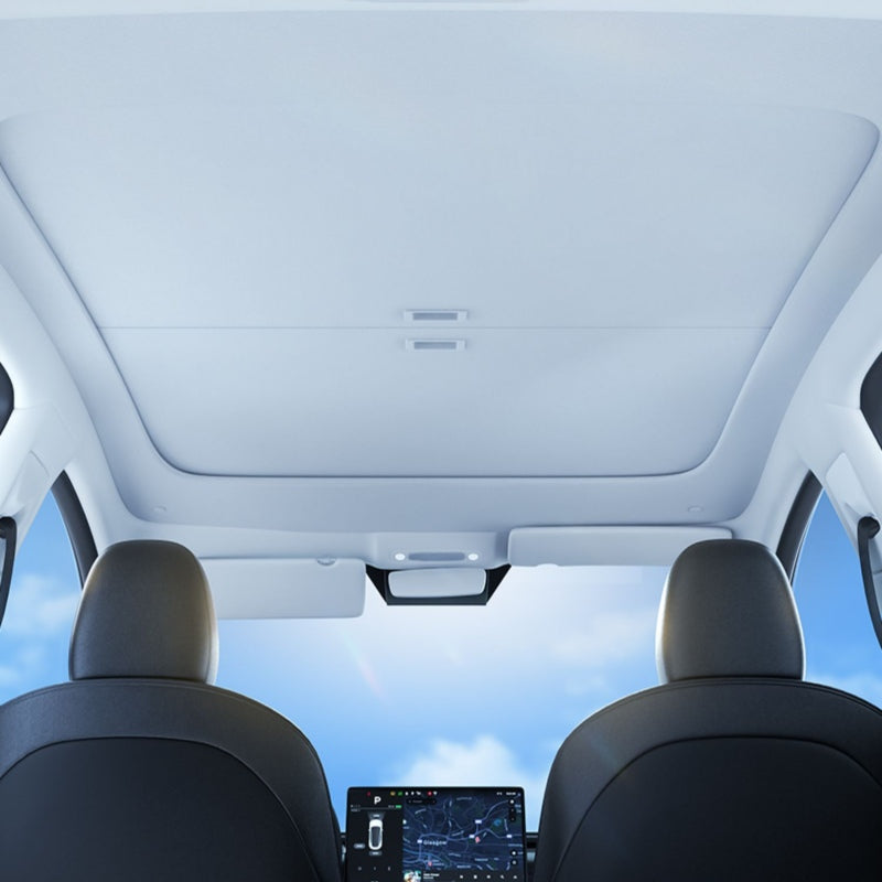 Retractable Glass Roof Sunshade for Tesla Model 3/Y/3 Highland