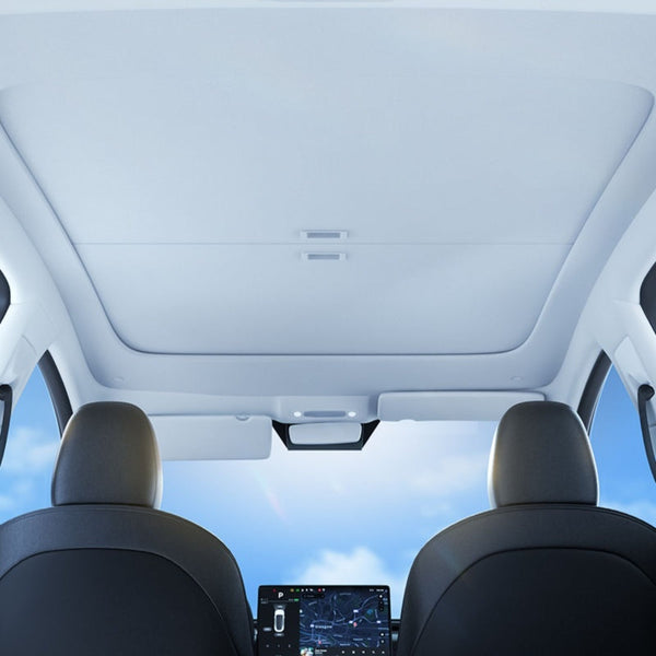 Retractable Glass Roof Sunshade for Tesla Model 3/Y/3 Highland