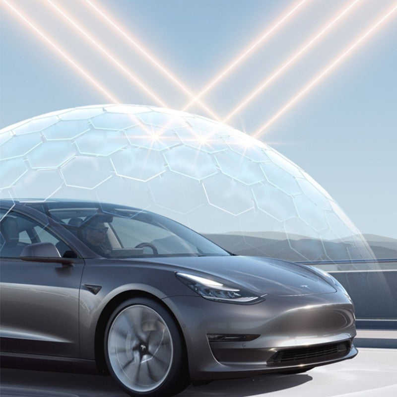 Retractable Glass Roof Sunshade for Tesla Model 3/Y/3 Highland