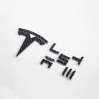 Carbon Fiber Tesla Model 3/Y Emblem - Real Carbon Fiber
